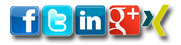 Facebook, Twitter, LinkedIn, Google plus, XING Facebook, Twitter, LinkedIn, Google plus, XING